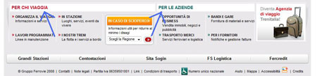 Servizi passeggeri Trenitalia aziende