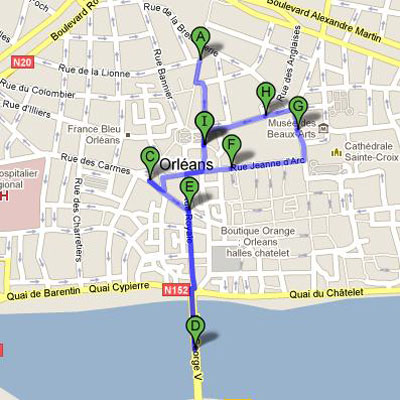 Giro turistico della città di Orlèans