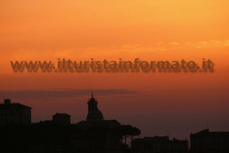 tramonto a Camogli