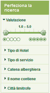 Perfezionare la ricerca su TripAdvisor Perfezionare la ricerca su TripAdvisor