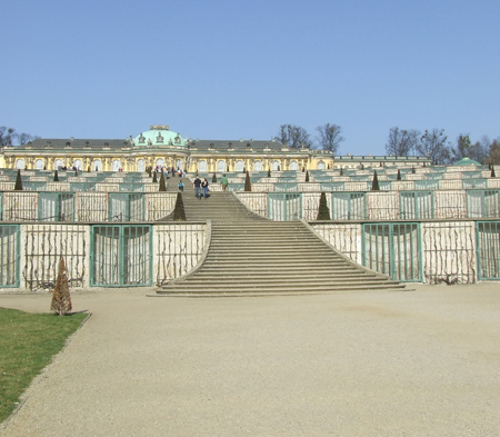 Palazzo Sanssouci a Potsdam Palazzo Sanssouci a Potsdam