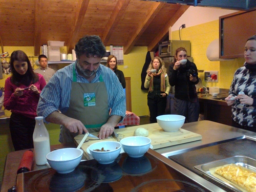 La preparazione dello strudel