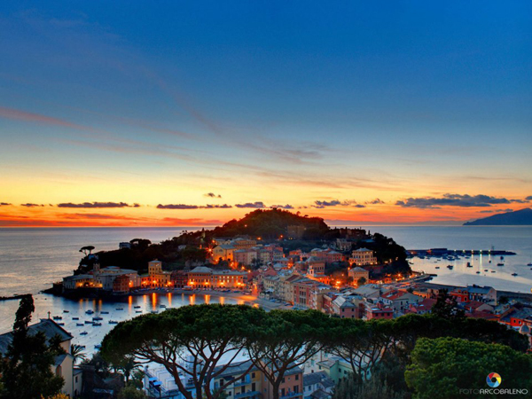Splendida vista di Sestri Levante