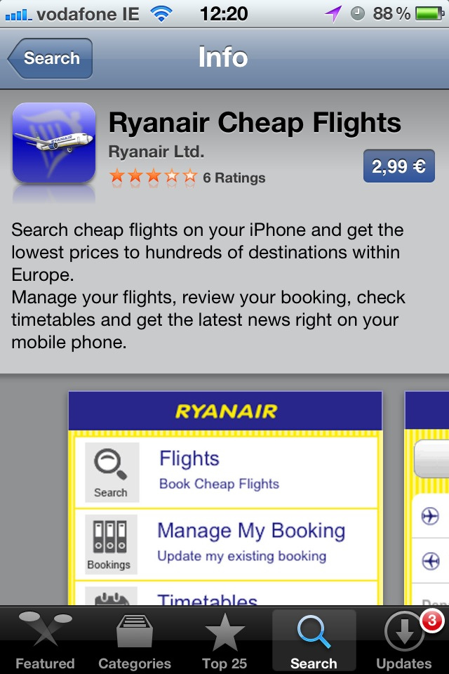 L'App di Ryanair