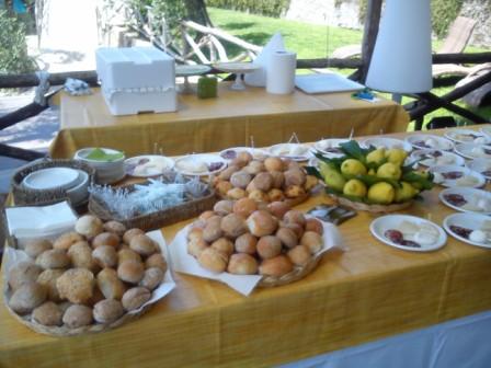 Colazione in terrazza