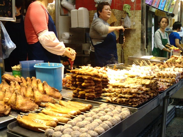 bancarella di cibo take away