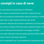 10 Consigli in caso di neve