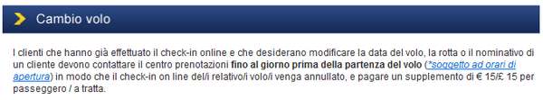 Cambio Volo Ryanair