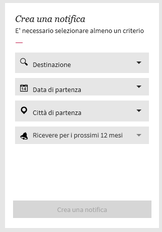 Notifiche Voyage Prive