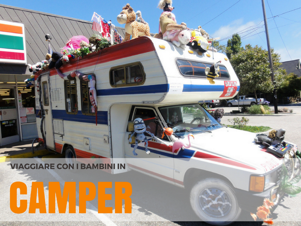 Viaggiare in camper con i bambini