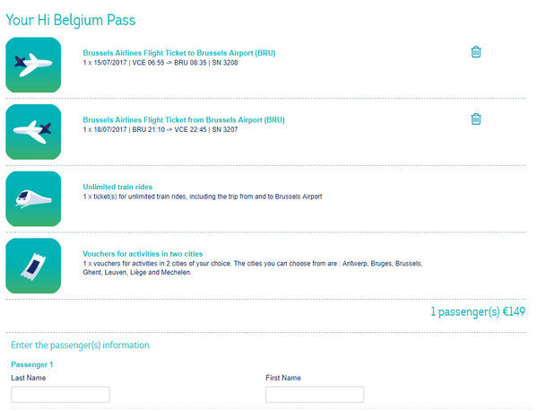 Hi Belgium Pass Voli