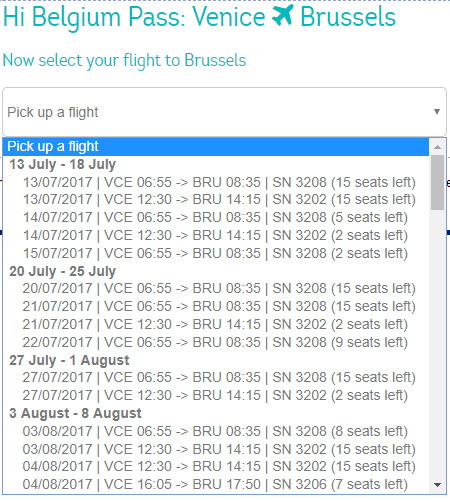 Hi Belgium Pass acquisto
